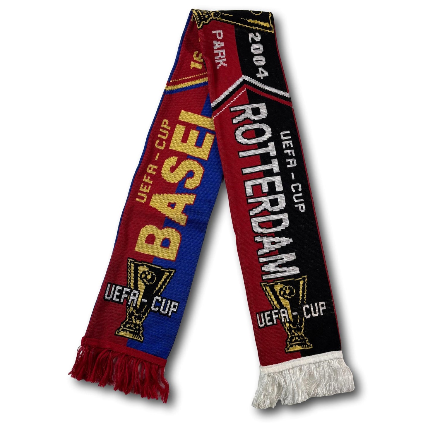 FC Basel / Feyernoord Rotterdam - UEFA Cup Finale 2004 - Fanschal
