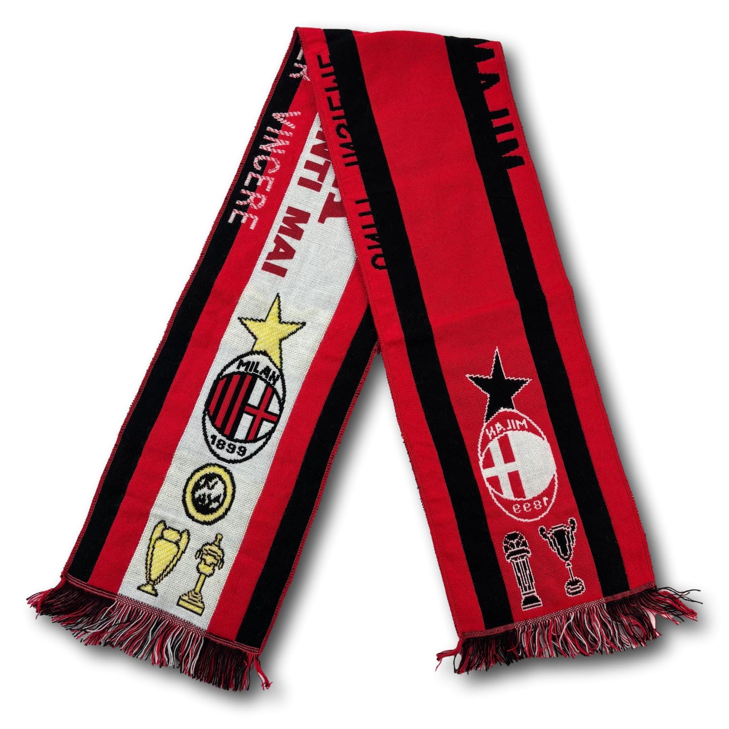 Écharpe de supporter du club de supporters de l'AC Milan à Lucerne