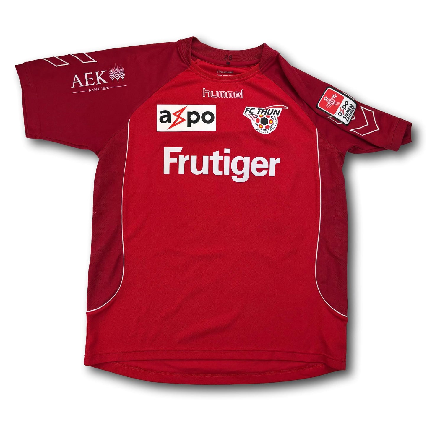 FC Thun - 2007-08 - Matchworn - Heim - L - Hummel - Andrist #28