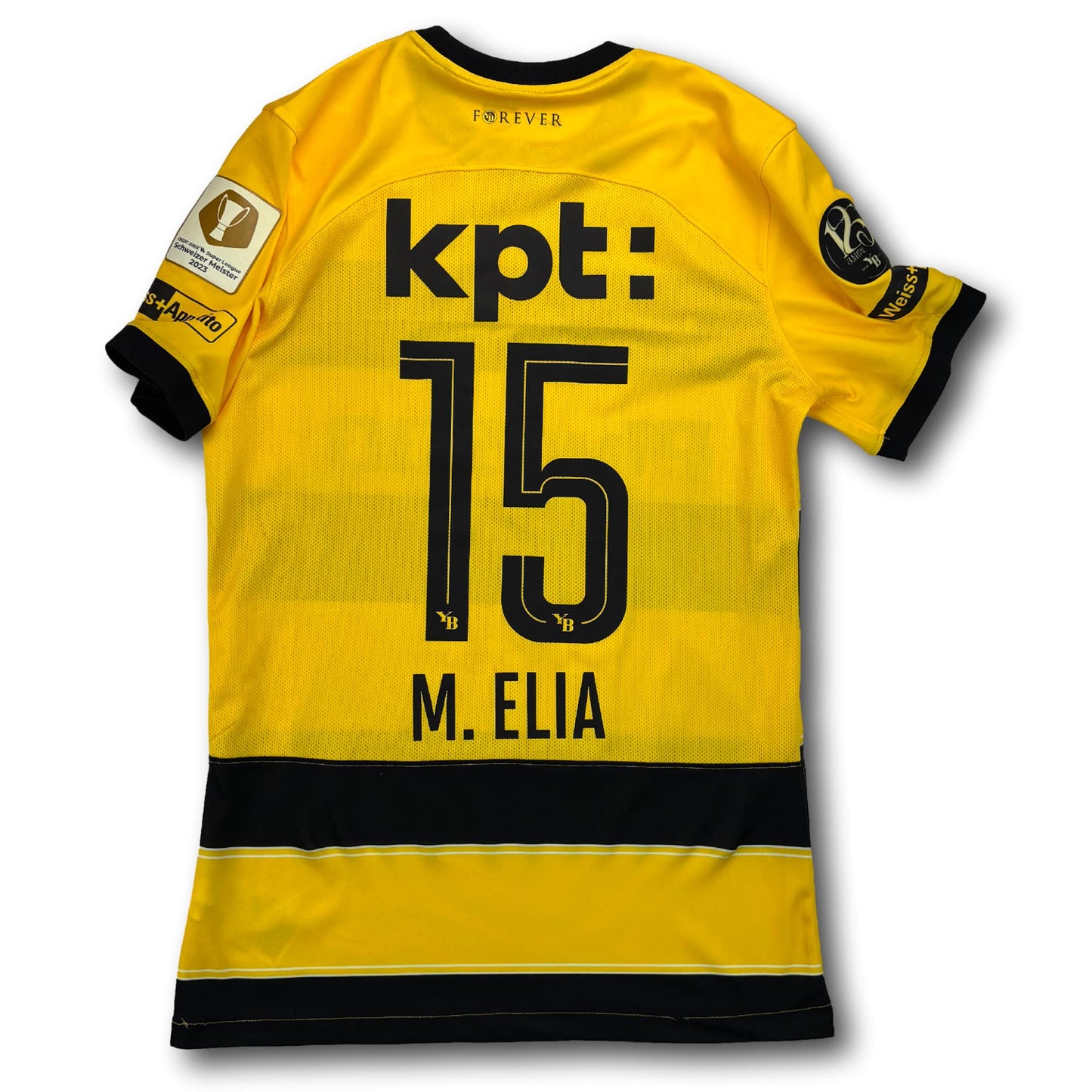 BSC Young Boys - 2023-24 - Tenue de match - Domicile - M - Nike - M. Elia #15