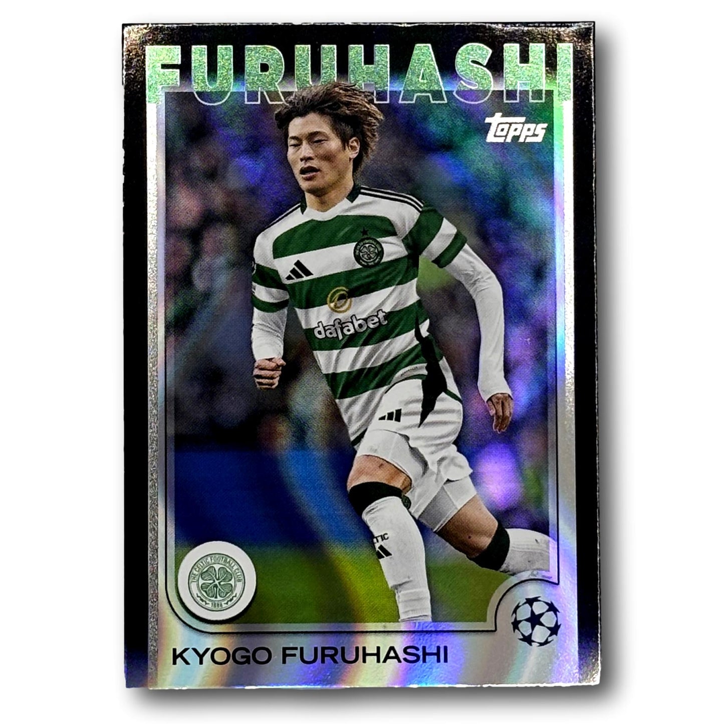 Topps Compétitions de clubs de l'UEFA 2024/25 - Black FlowFractor - Kyogo Furuhashi