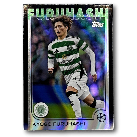 Topps UEFA Club Competitions 2024/25 - Black FlowFractor - Kyogo Furuhashi