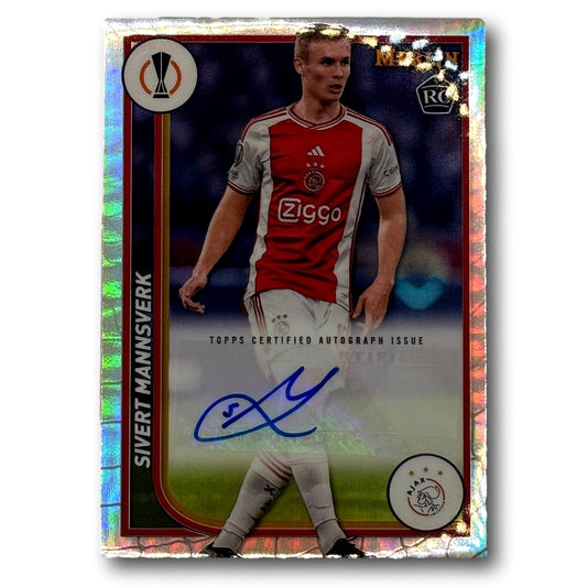 Topps Merlin UEFA 2023/24 - Autograph Issue / Rookie Card - Sivert Mannsverk