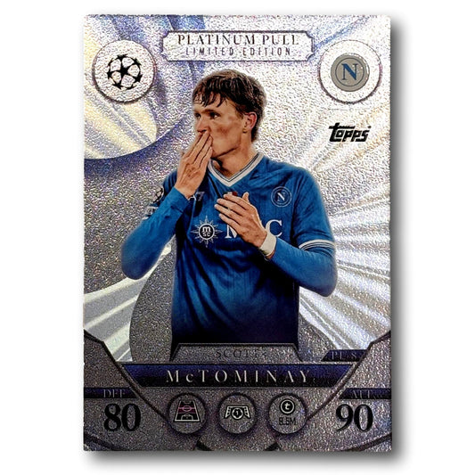 Topps Match Attax 2025/26 - Platinum Pull Limited Edition - Scott McTominay