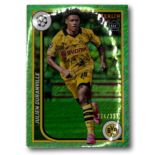 Topps Merlin Chrome 2023/24 - Rookie Card - Julien Duranville - Nr. 224/399