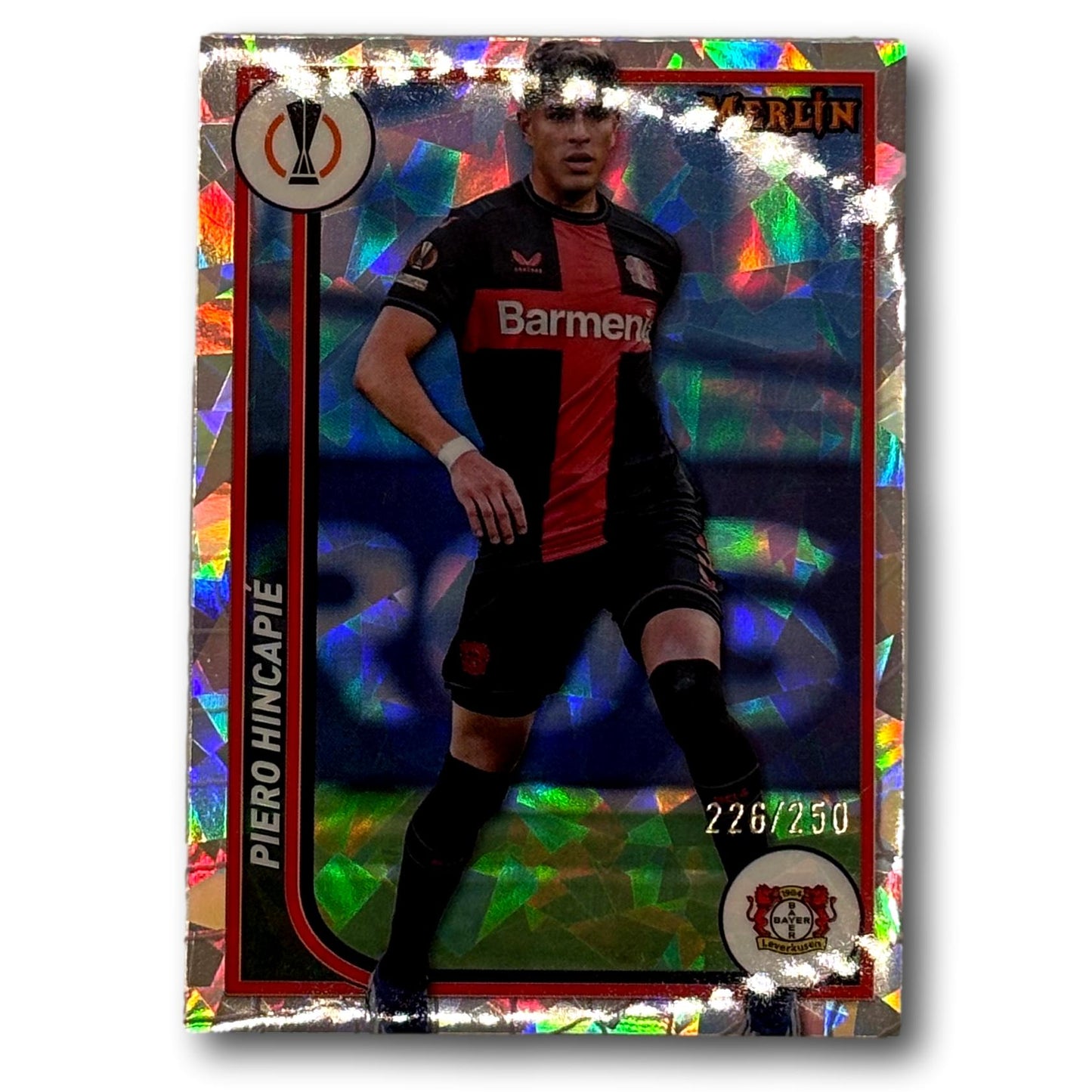 Topps Merlin Chrome 2023/24 - Rookie Card - Piero Hincapié - Nr. 226/250