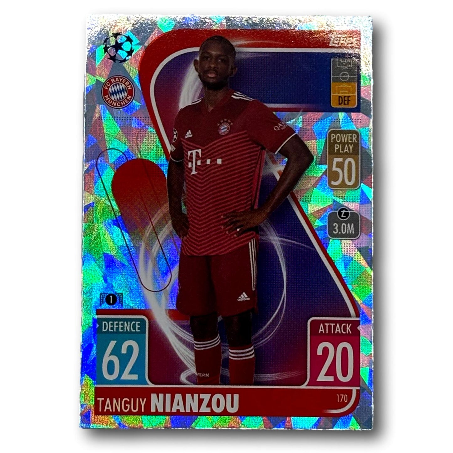Topps Match Attax 2021/22 - Crystal Parallel - Tanguy Nianzou
