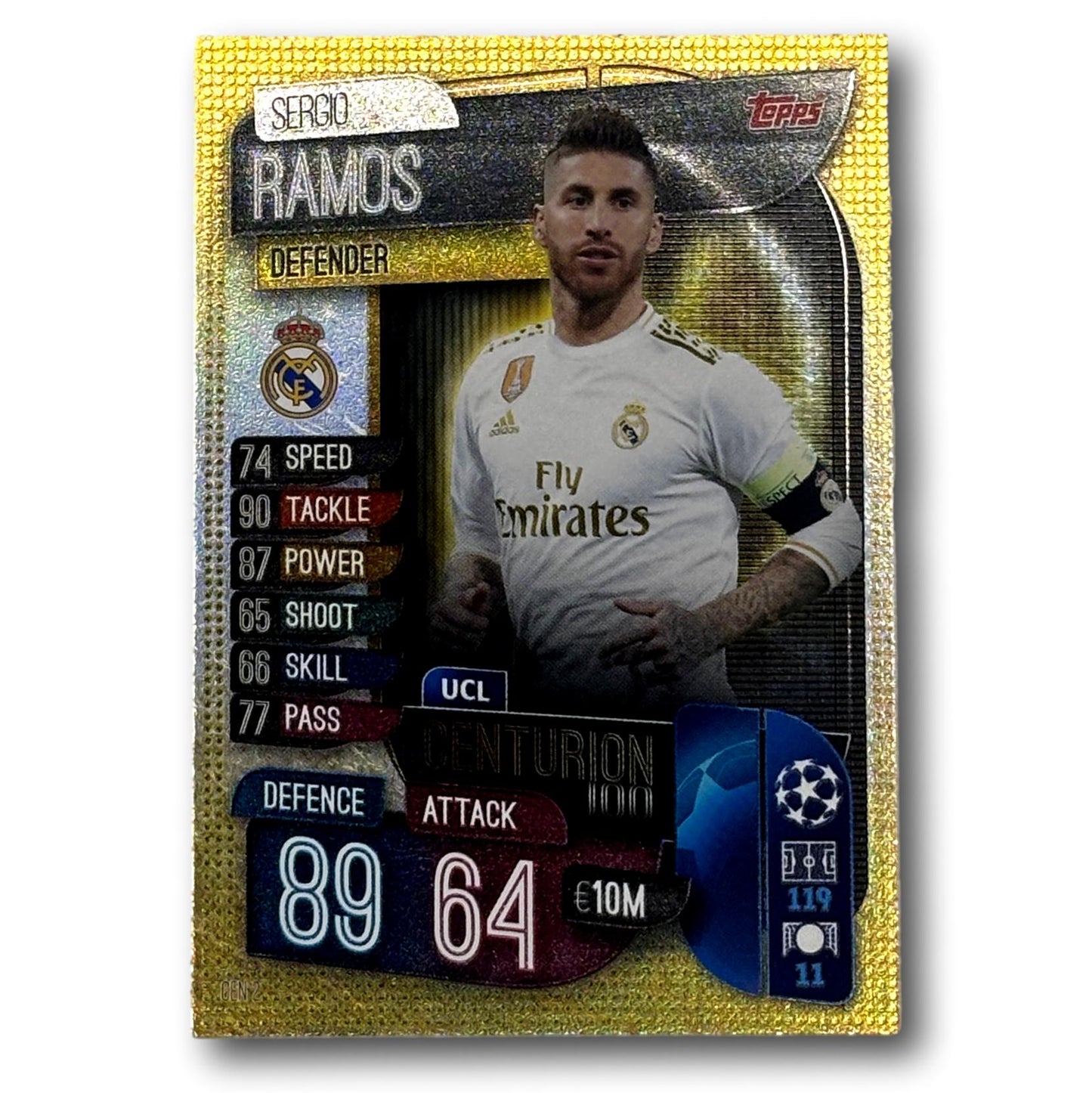 Topps Match Attax 2019/20 - Centurion / Defender - Sergio Ramos