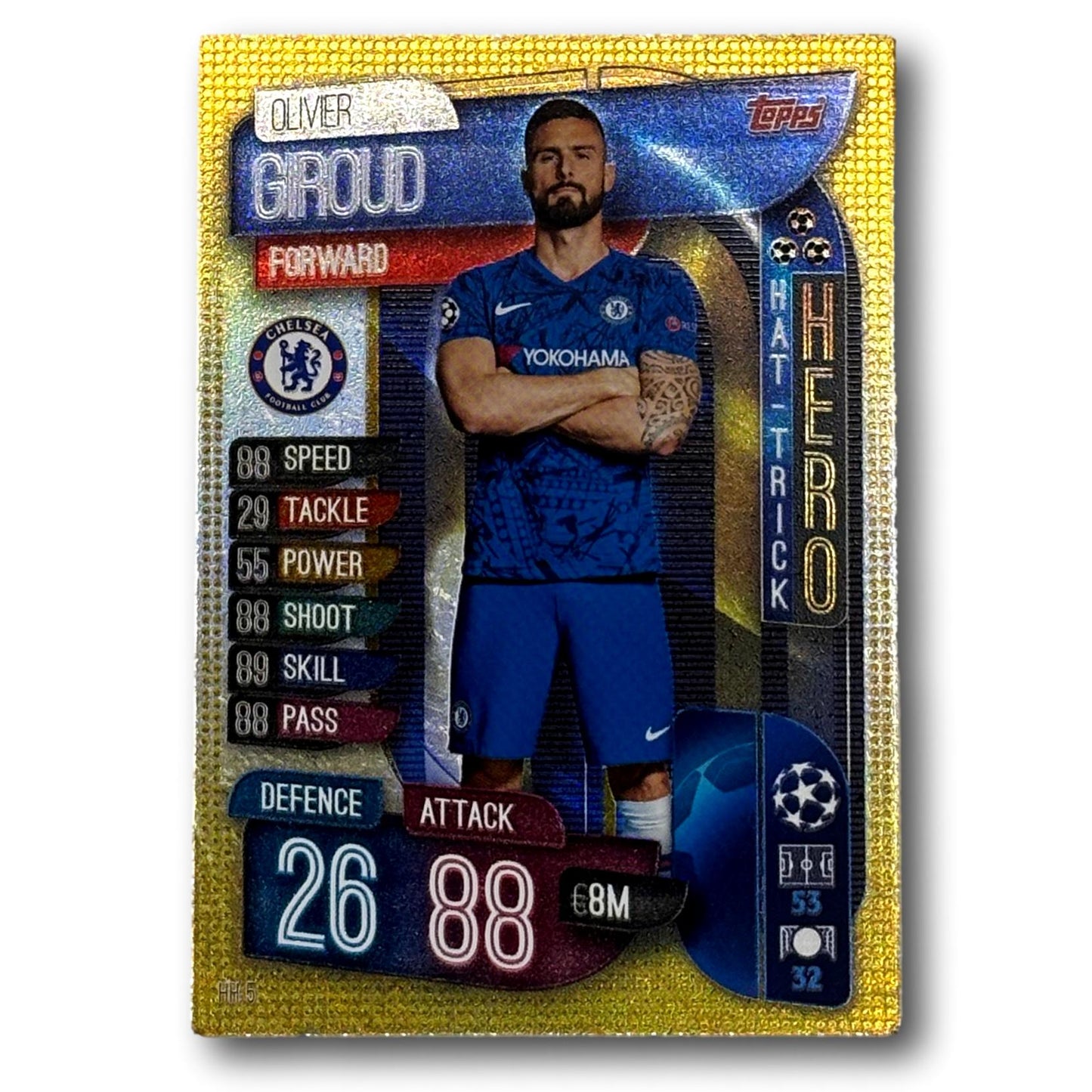 Topps Match Attax 2019/20 - Hat-Trick Hero / Forward - Olivier Giroud