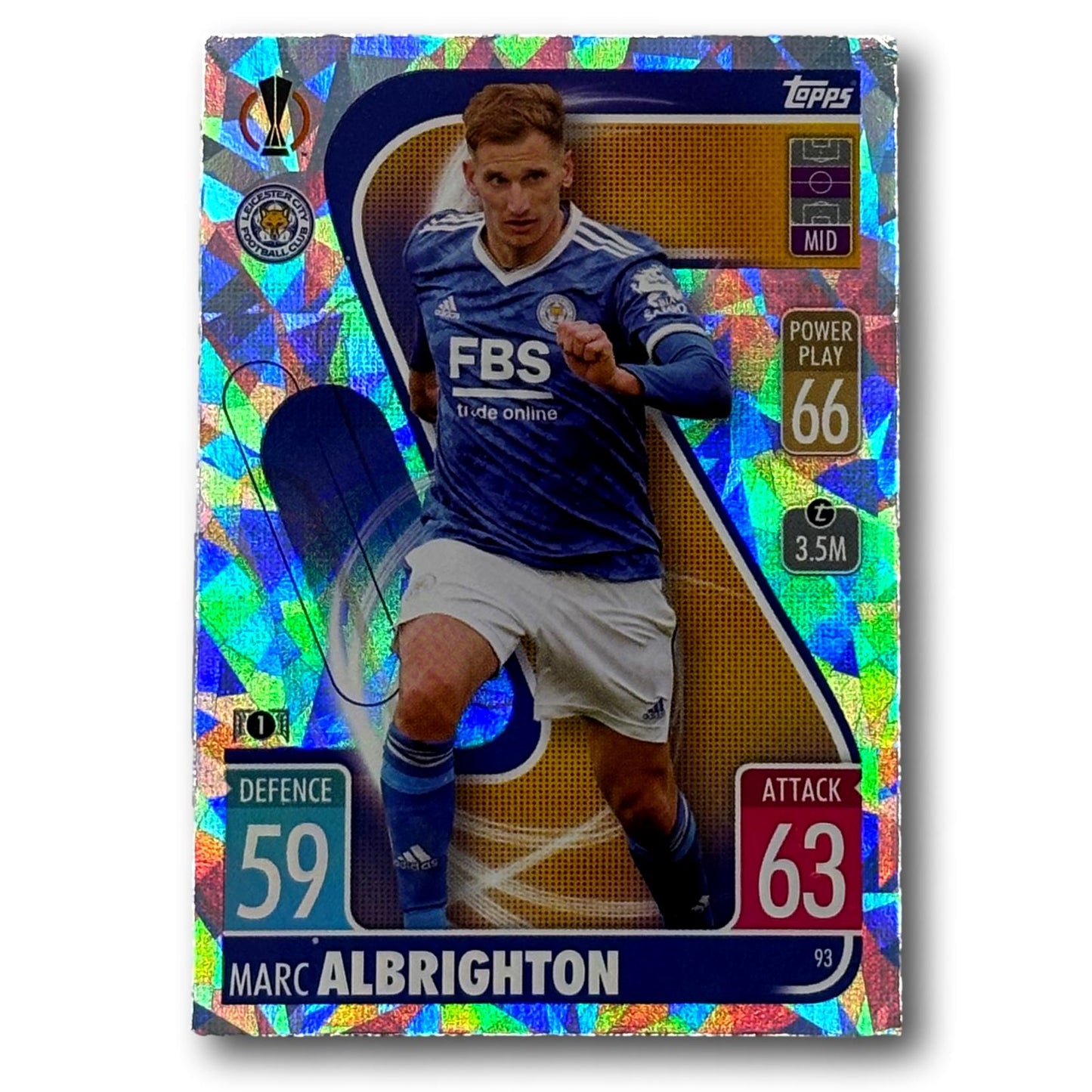 Topps Match Attax 2021/22 - Crystal Parallel - Marc Albrighton