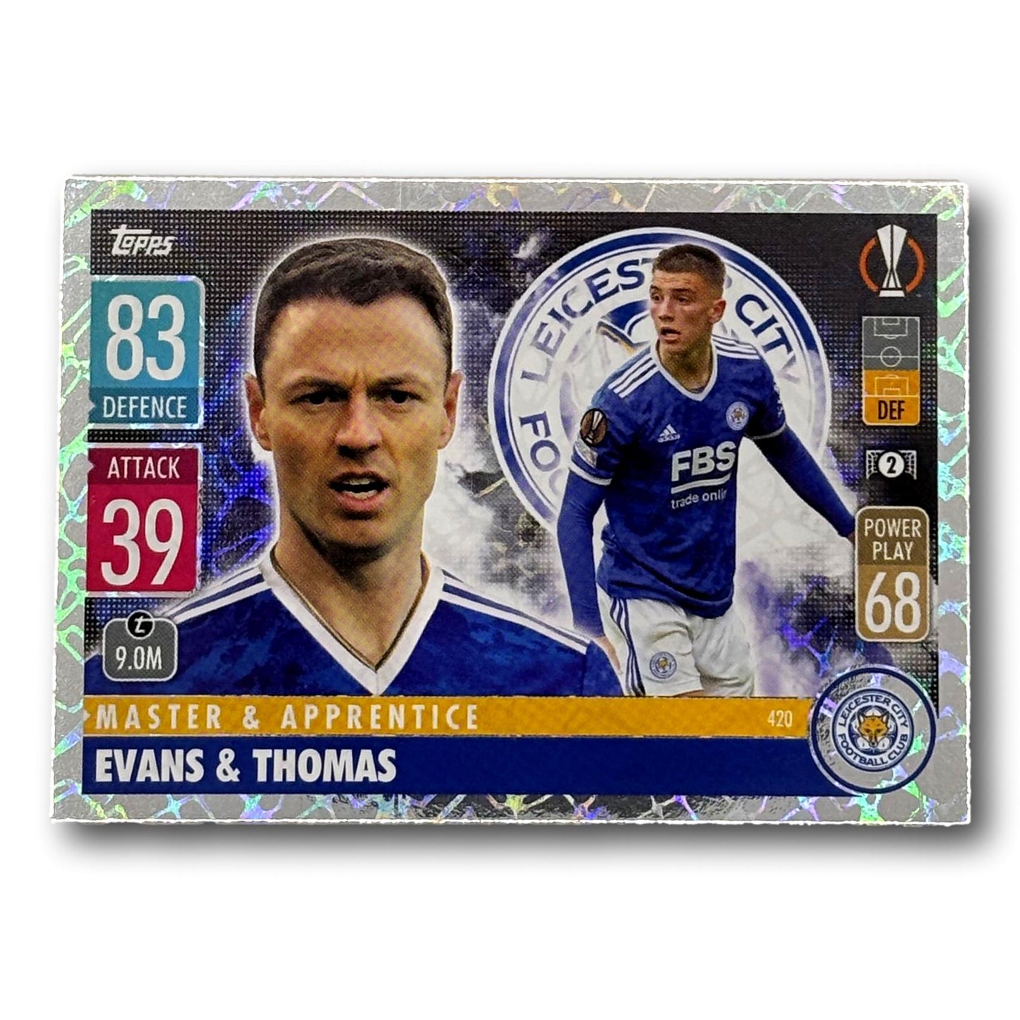 Topps Champions League 2021/2022 - Master & Apprentice - Evans & Thomas