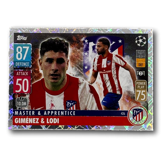 Topps Champions League 2021/2022 - Master & Apprentice - Giménez & Lodi