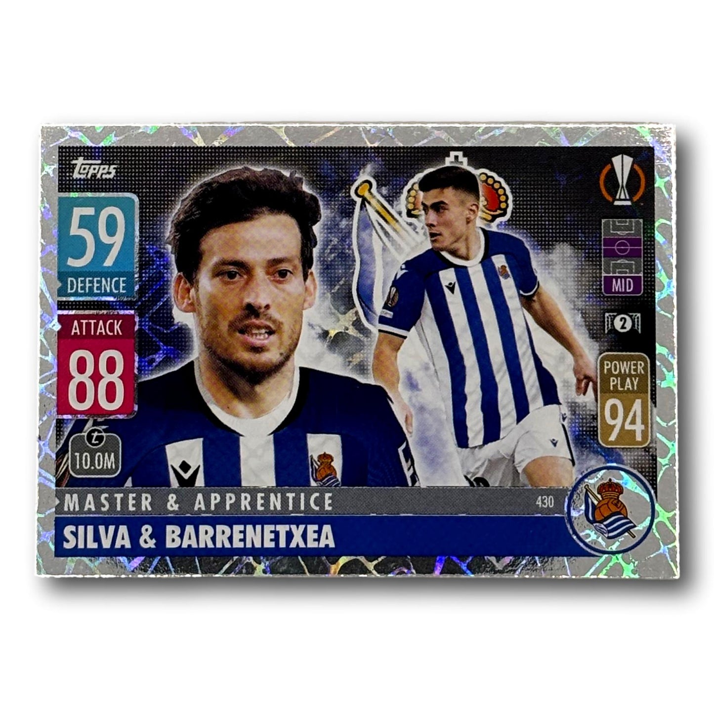 Topps Ligue des Champions 2021/2022 - Maître &amp; Apprenti - Silva &amp; Barrenetxea