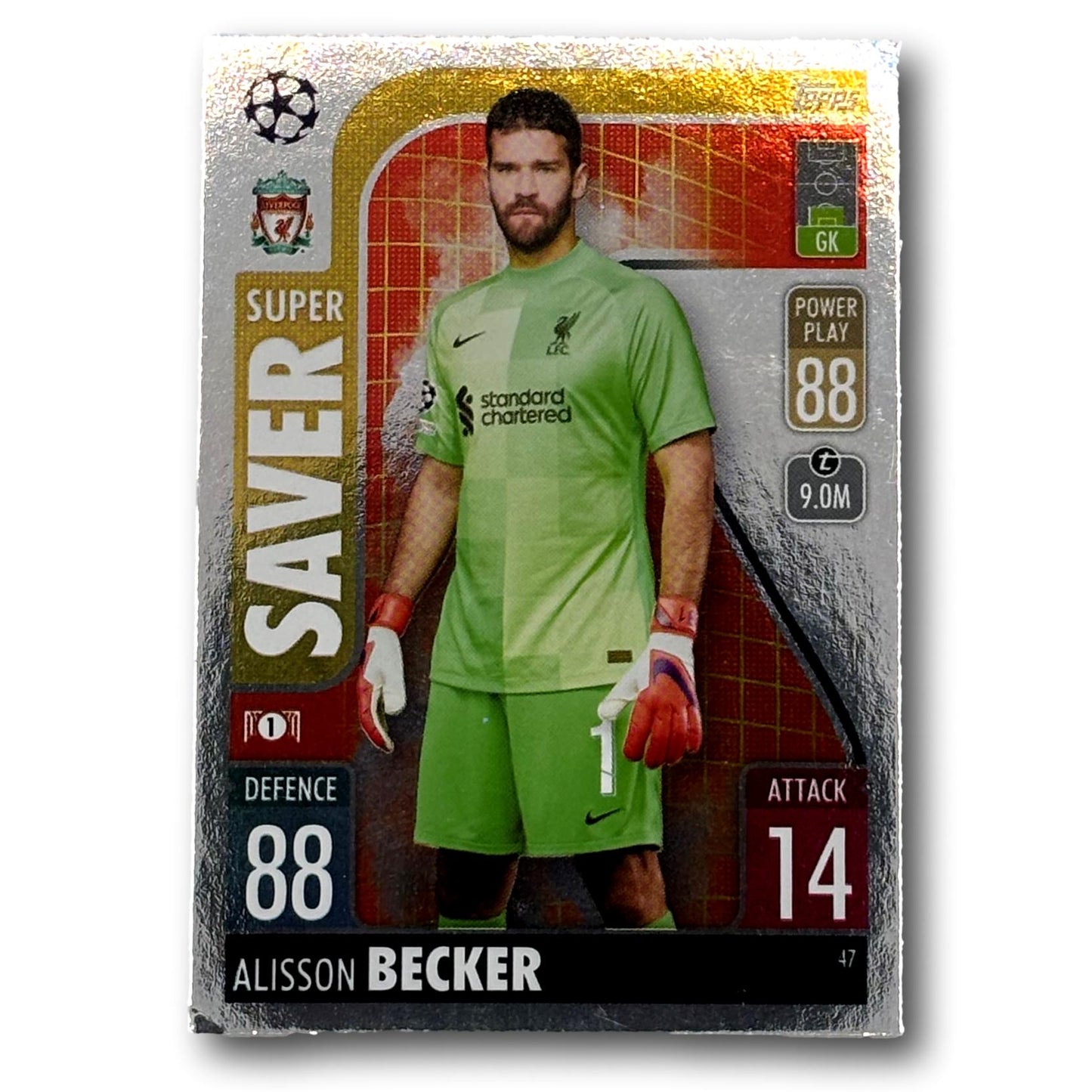 Carte Topps Match Attax 2021/22 - Super Saver - Alisson Becker