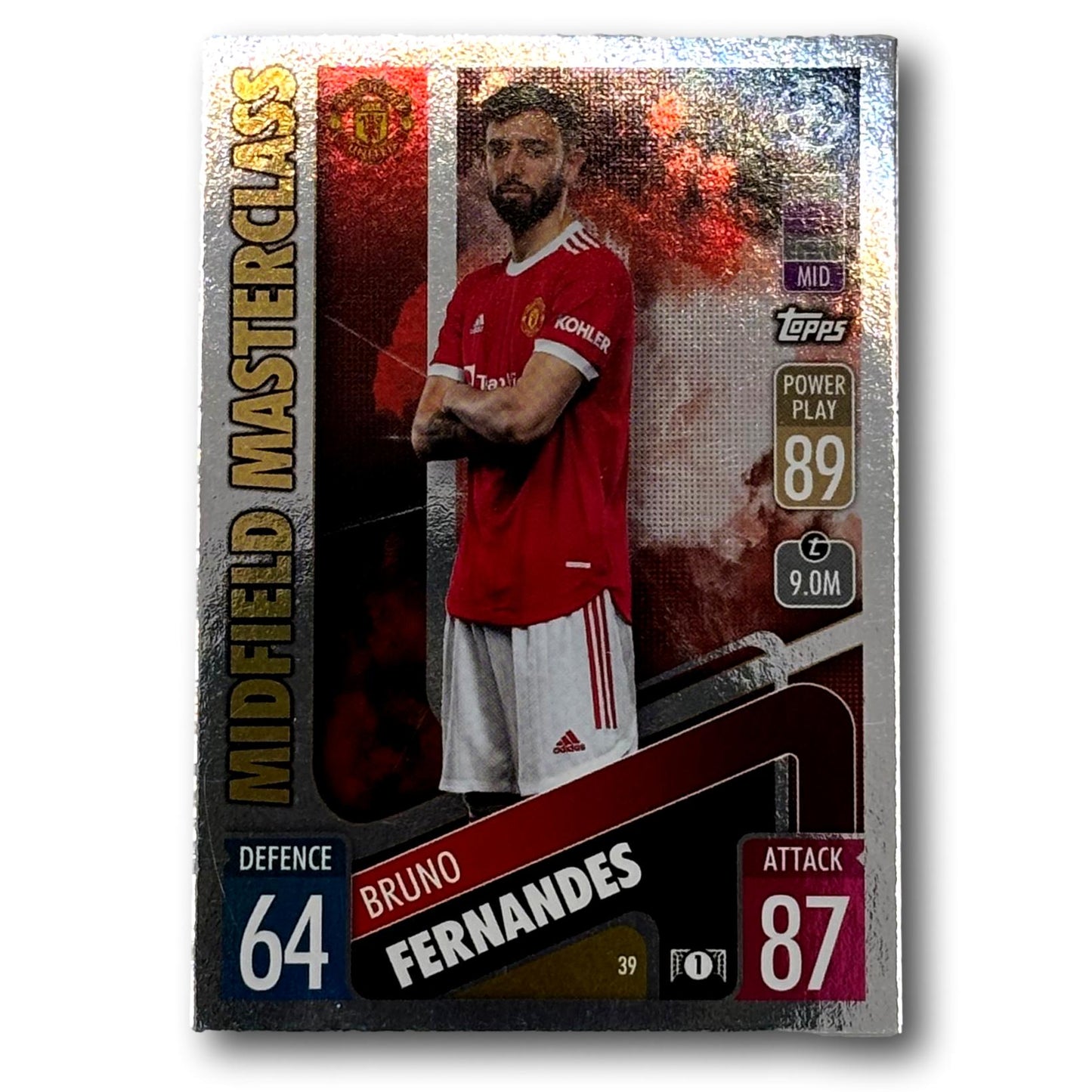 Topps Match Attax 2021/22 - Midfield Masterclass - Bruno Fernandes