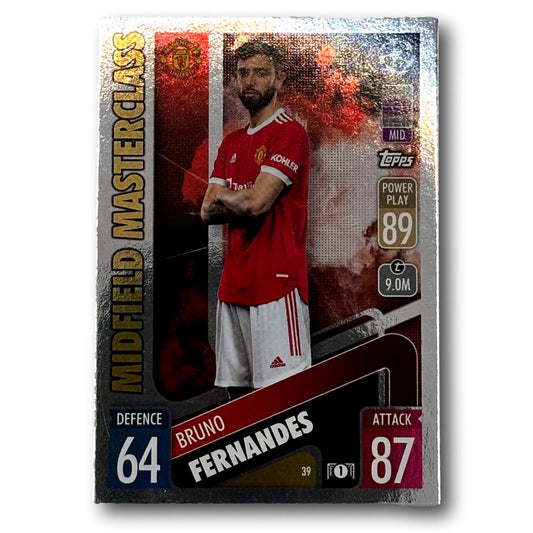 Topps Match Attax 2021/22 - Midfield Masterclass - Bruno Fernandes
