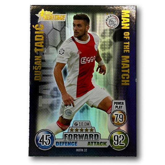 Topps Match Attax 2021/22 Heritage - Man of the Match / Forward - Dušan Tadić