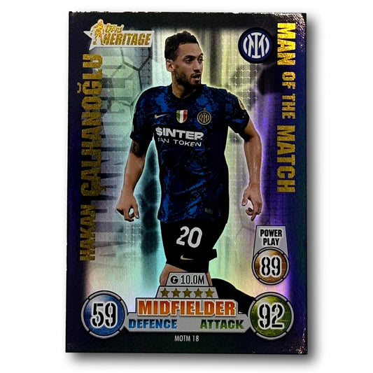 Topps Match Attax 2021/22 Heritage - Man of the Match / Midfielder - Hakan Çalhanoğlu