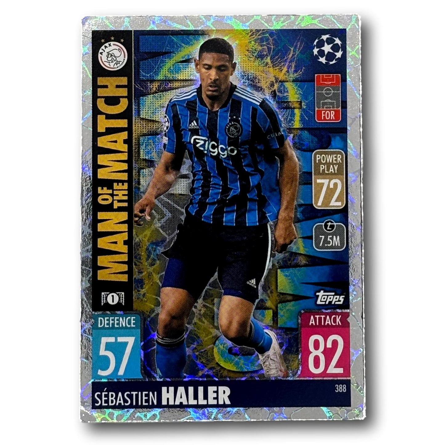 Topps Match Attax 2021/22 - Homme du match - Sébastien Haller
