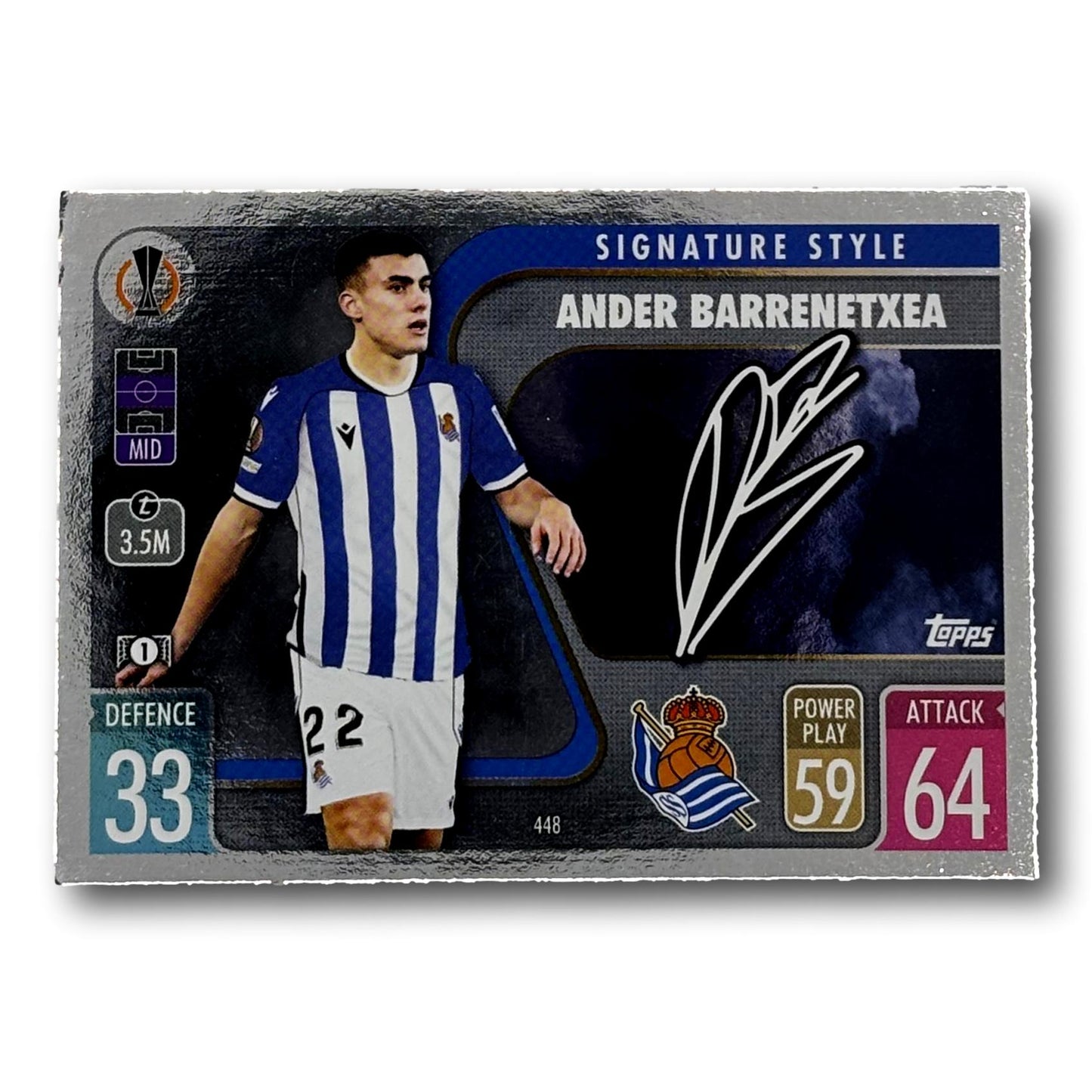 Topps Match Attax 2021/22 - Style Signature - Andrea Barrenetxea