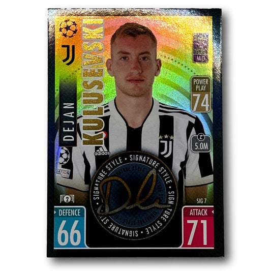 Topps Match Attax 2021/22 - Signature Style - Dejan Kulusevski