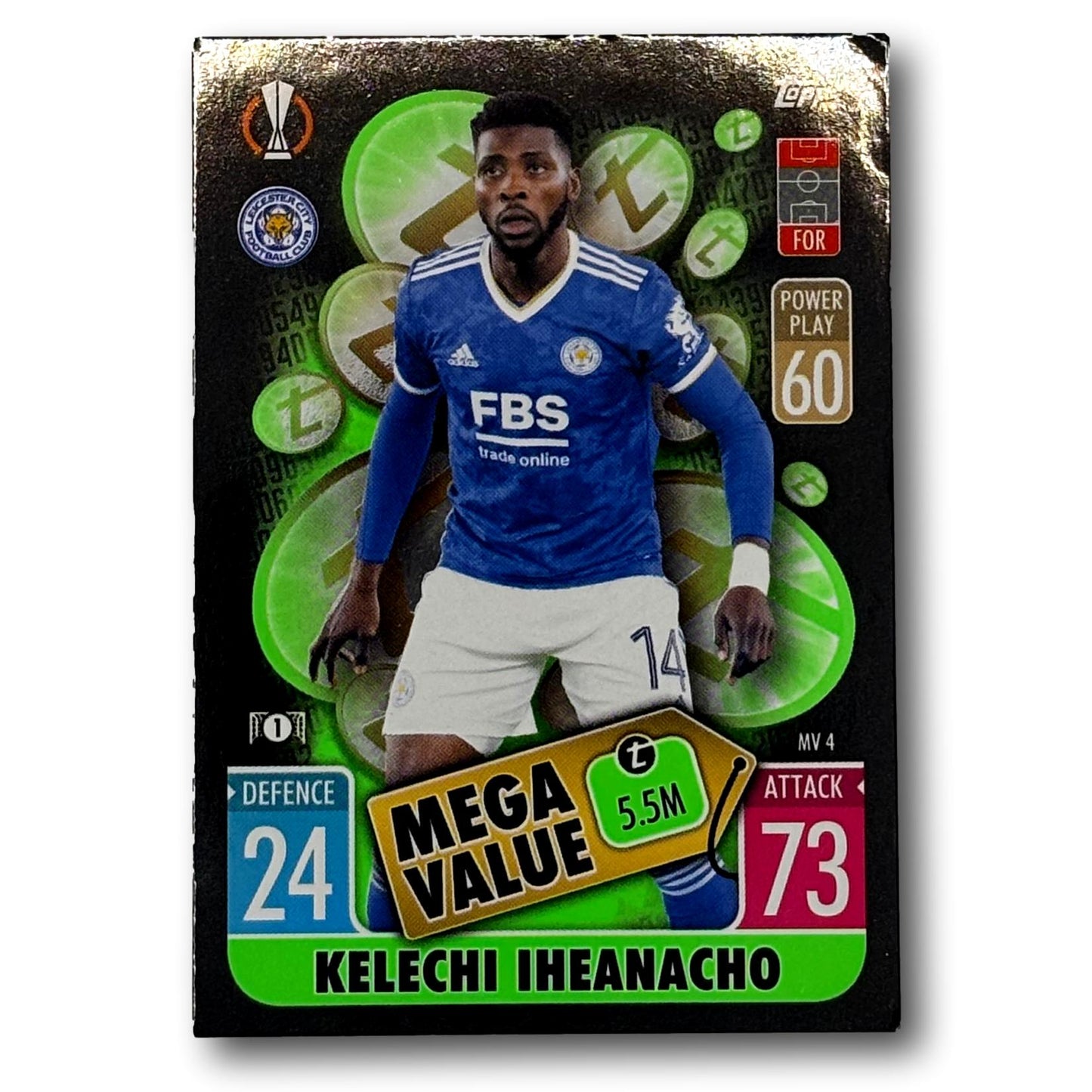 Topps Match Attax 2021/22 - Méga valeur - Kelechi Iheanacho