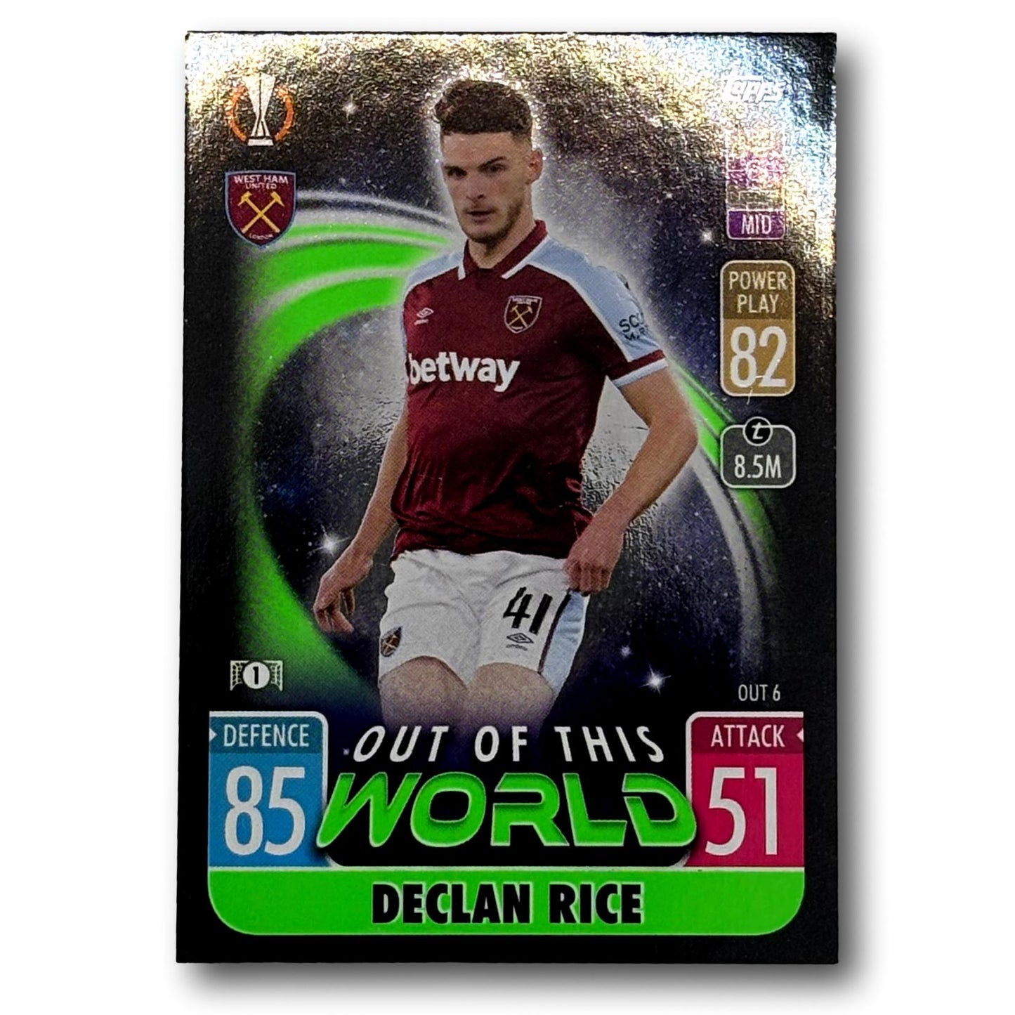 Topps Match Attax 2021/22 - Hors du commun - Declan Rice
