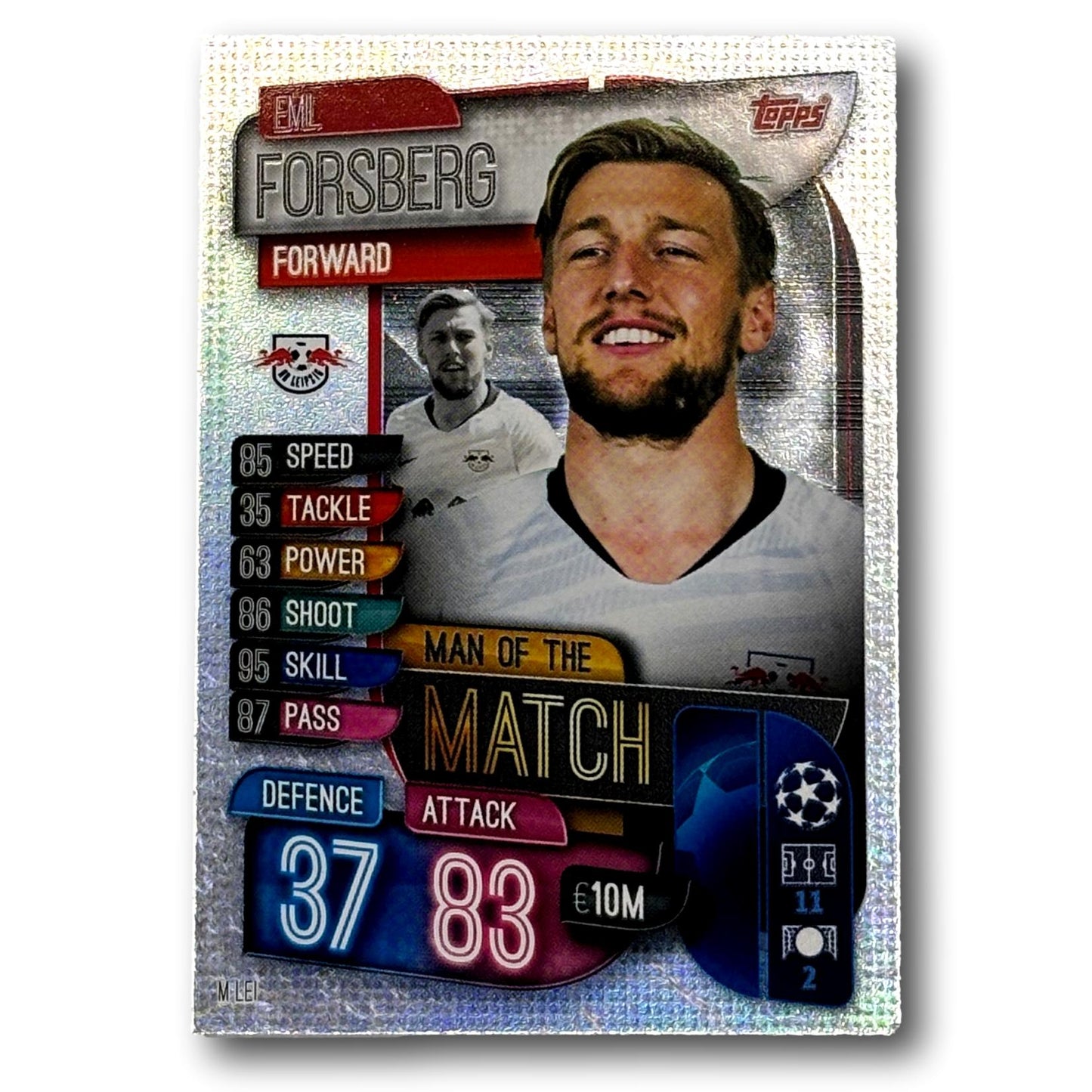 Topps Match Attax 2019/20 - Homme du match / Ailier - Emil Forsberg