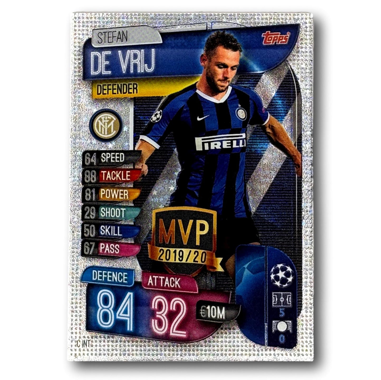 Topps Match Attax 2019/20 - MVP / Defender - Stefan de Vrij