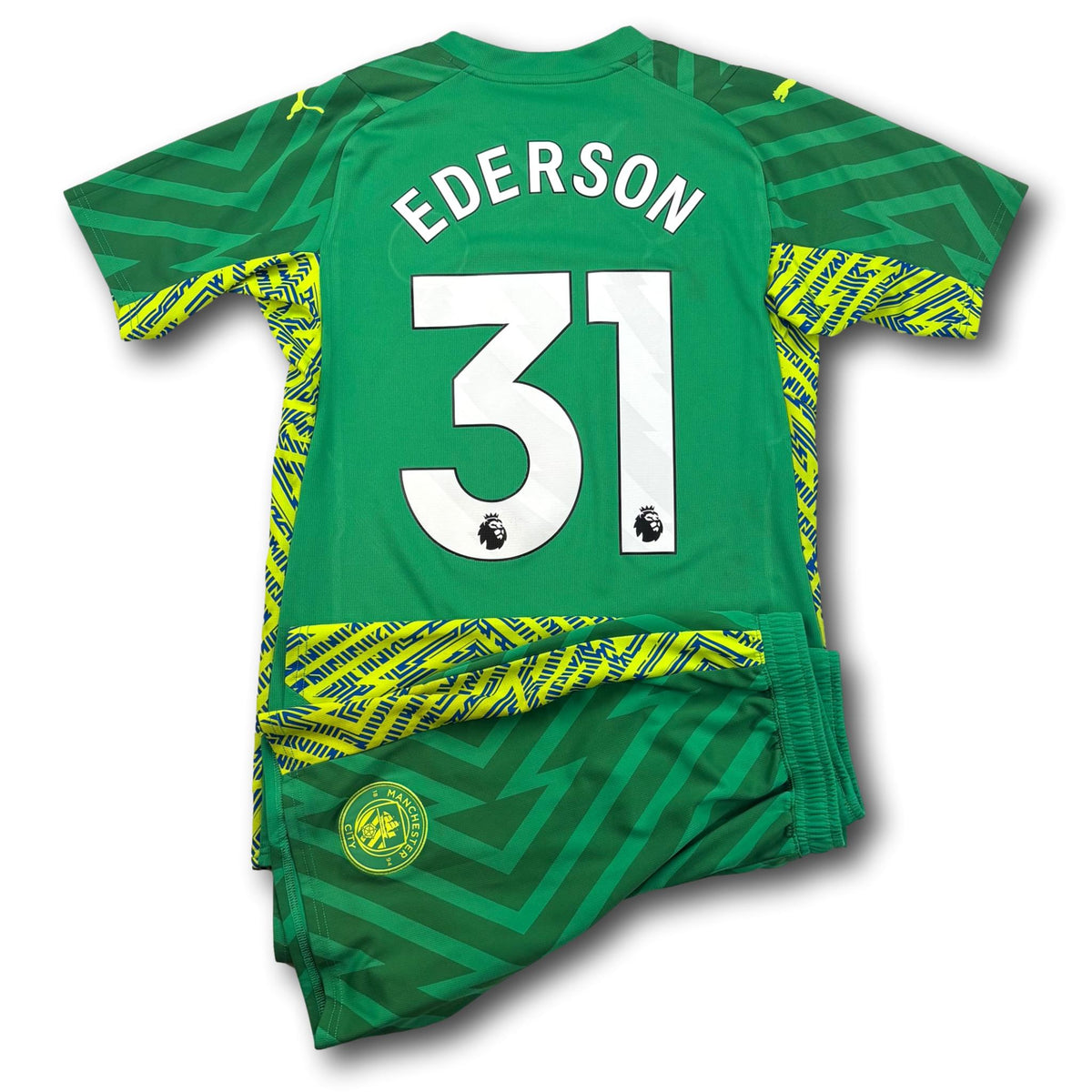 Manchester City - 2023-24 - Torhüter - S - Puma - Ederson #31 - inkl. Hose