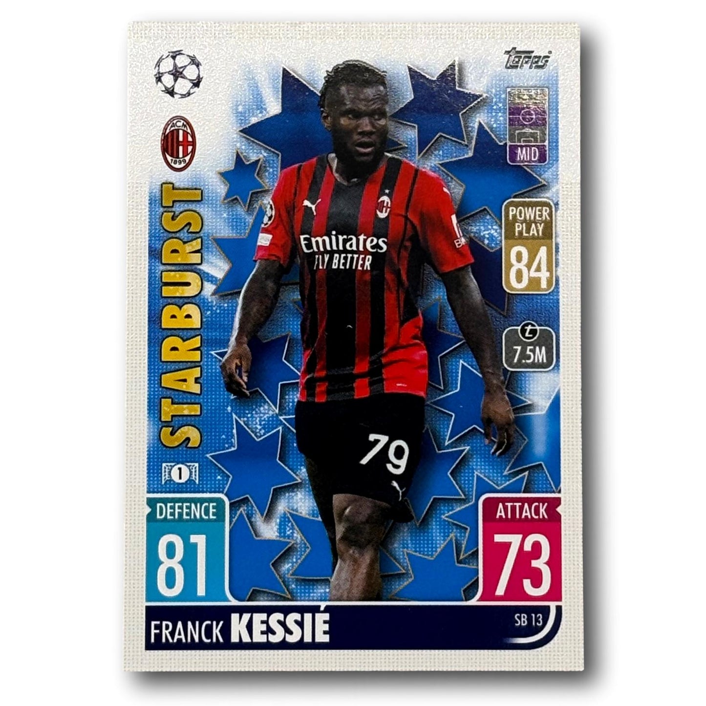 Topps Match Attax 2021-22 - Starburst - Franck Kessié