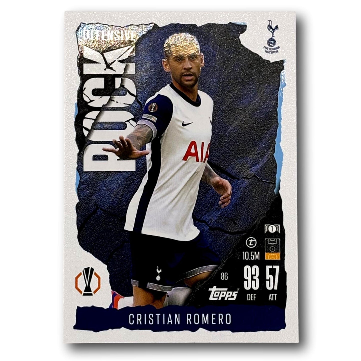 Topps Match Attax 2024/25 - Defensive Rock - Cristian Romero