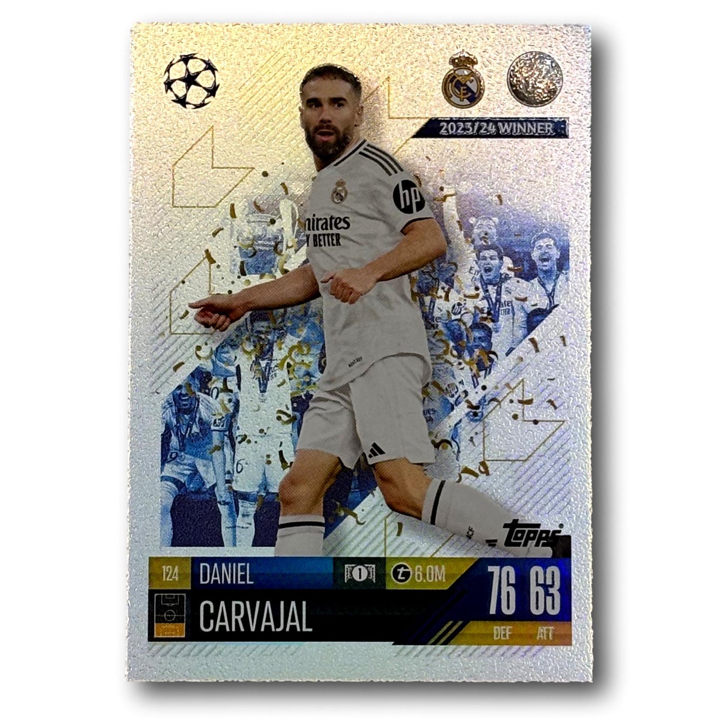 Topps Match Attax 2024/25 - 2023/24 Winner - Daniel Carvajal