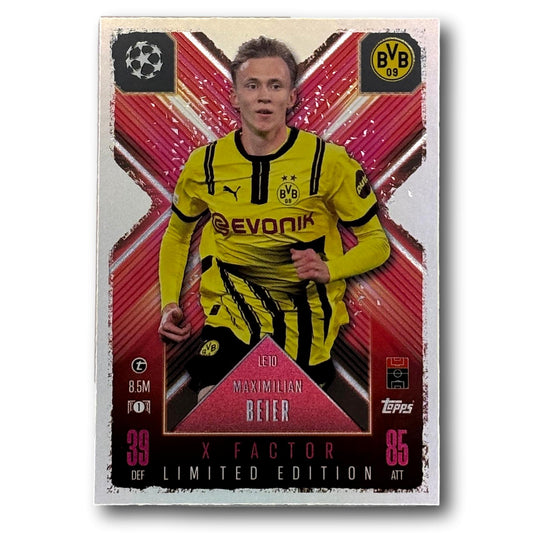 Topps Match Attax 2024/25 - X Factor Limited Edition - Maximilian Beier