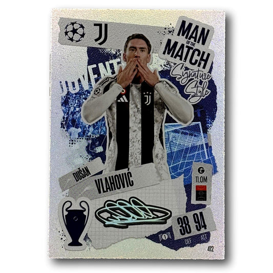 Topps Match Attax 2024/25 - Man of the Match / Signature Style - Dušan Vlahović