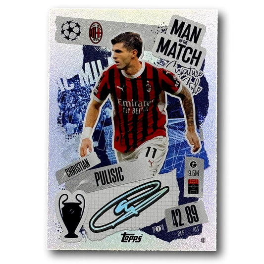 Topps Match Attax 2024/25 - Man of the Match / Signature Style -  Christian Pulisic