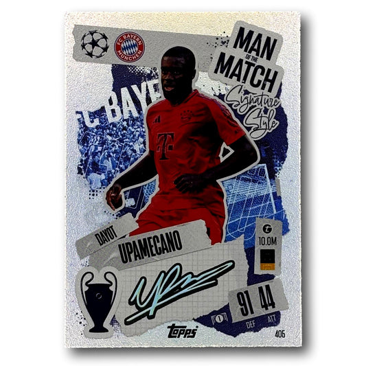 Topps Match Attax 2024/25 - Man of the Match / Signature Style -  Dayot Upamecano
