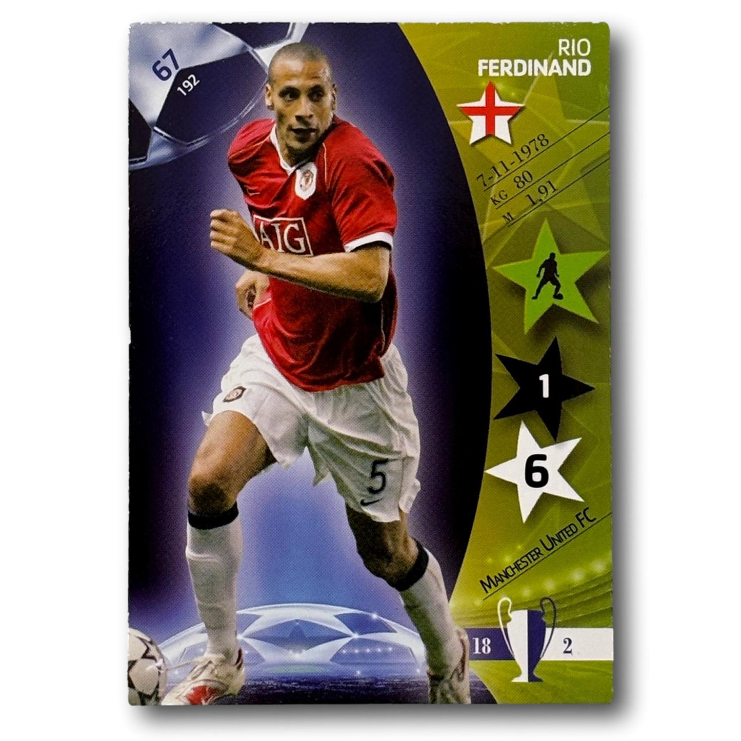 Panini UEFA Champions League 2006/07 - Rio Ferdinand