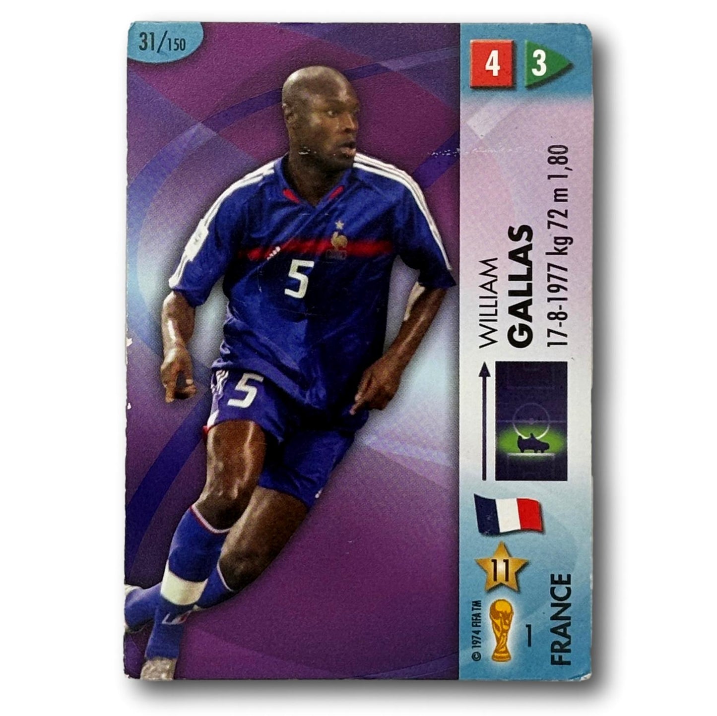 Panini Coupe du Monde FIFA 2006 - William Gallas
