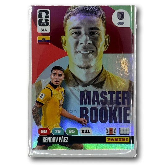Adrenalyn FIFA World Cup 2026 – Master Rookie – Кендрі Паес #614