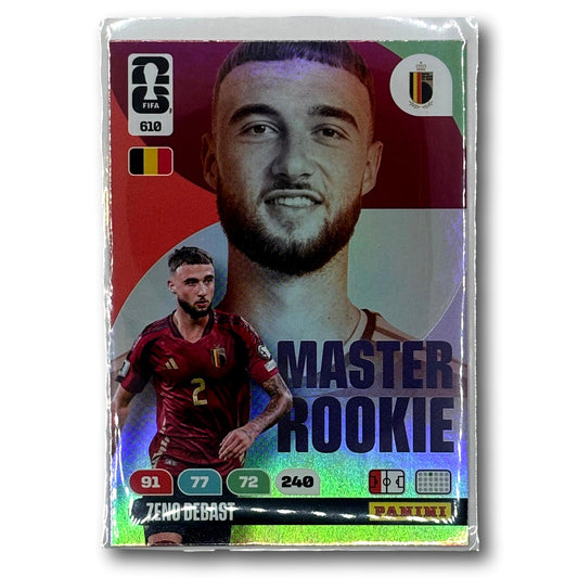 Adrenalyn FIFA World Cup 2026 - Master Rookie - Зено Дебаст #610