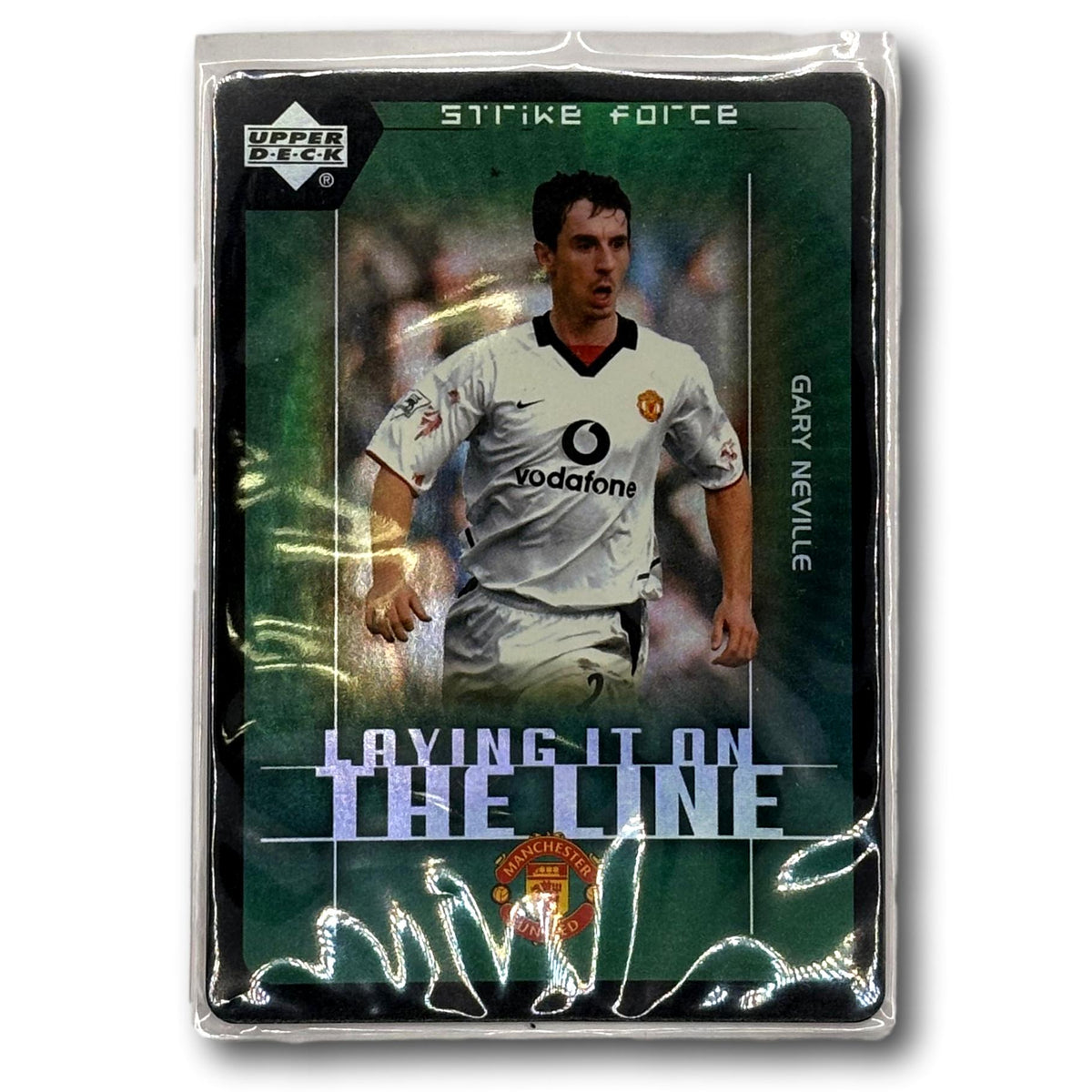 Upper Deck 2003 - Strike Force - Laying it on the line - Manchester United - Gary Neville