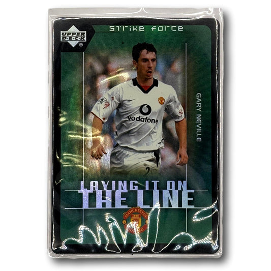 Upper Deck 2003 - Strike Force - Laying it on the line - Manchester United - Gary Neville