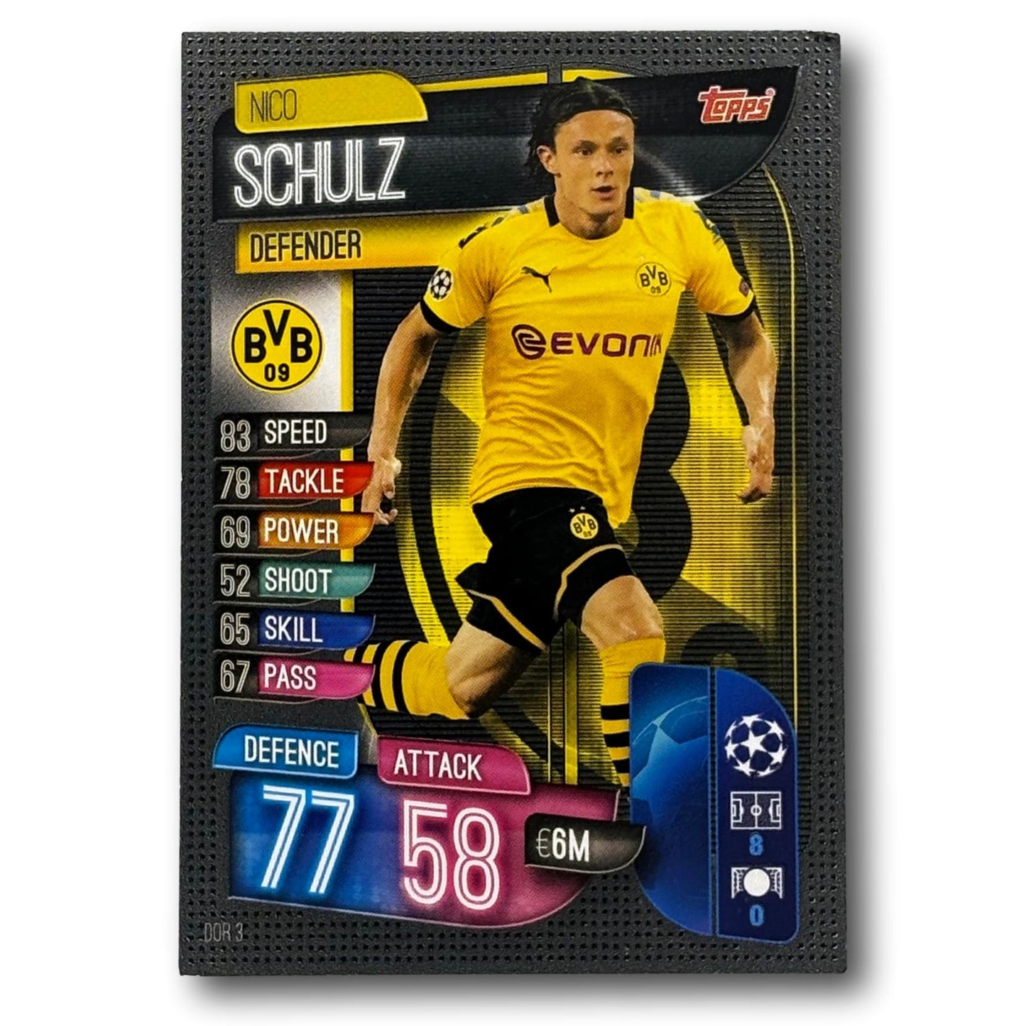 Topps Match Attax 2019/20 - Défenseur - Nico Schulz