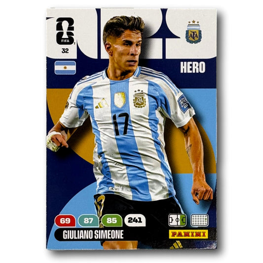 Adrenalyn FIFA World Cup 2026 - Giuliano Simeone #32