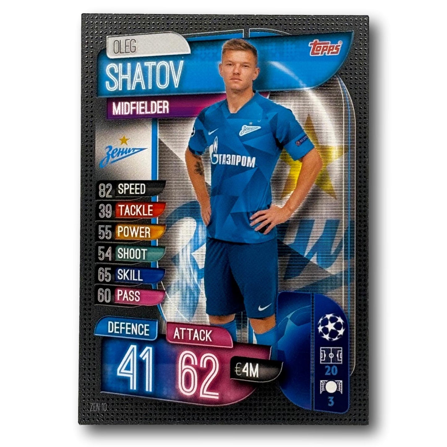 Topps Match Attax 2019/20 - Milieu de terrain - Oleg Shatov
