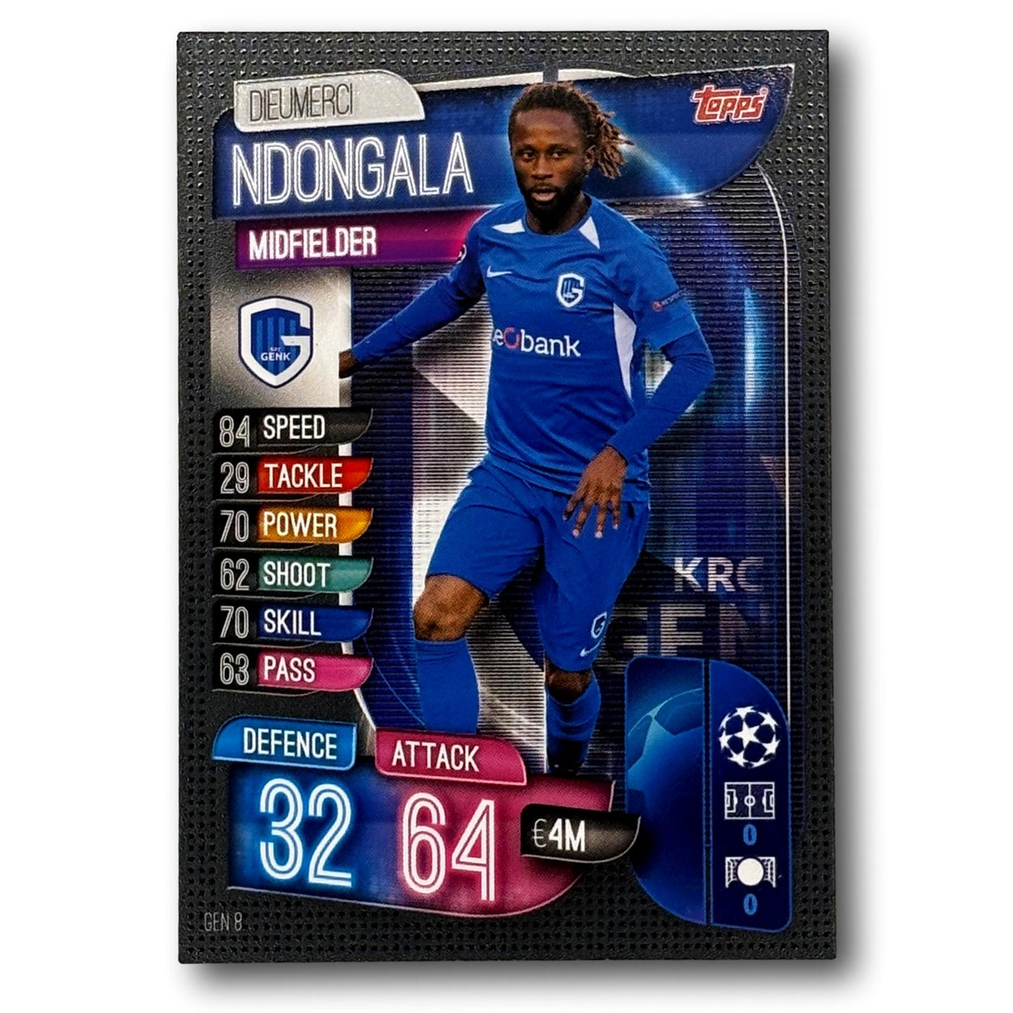Topps Match Attax 2019/20 - Milieu de terrain - Dieumerci Ndongala