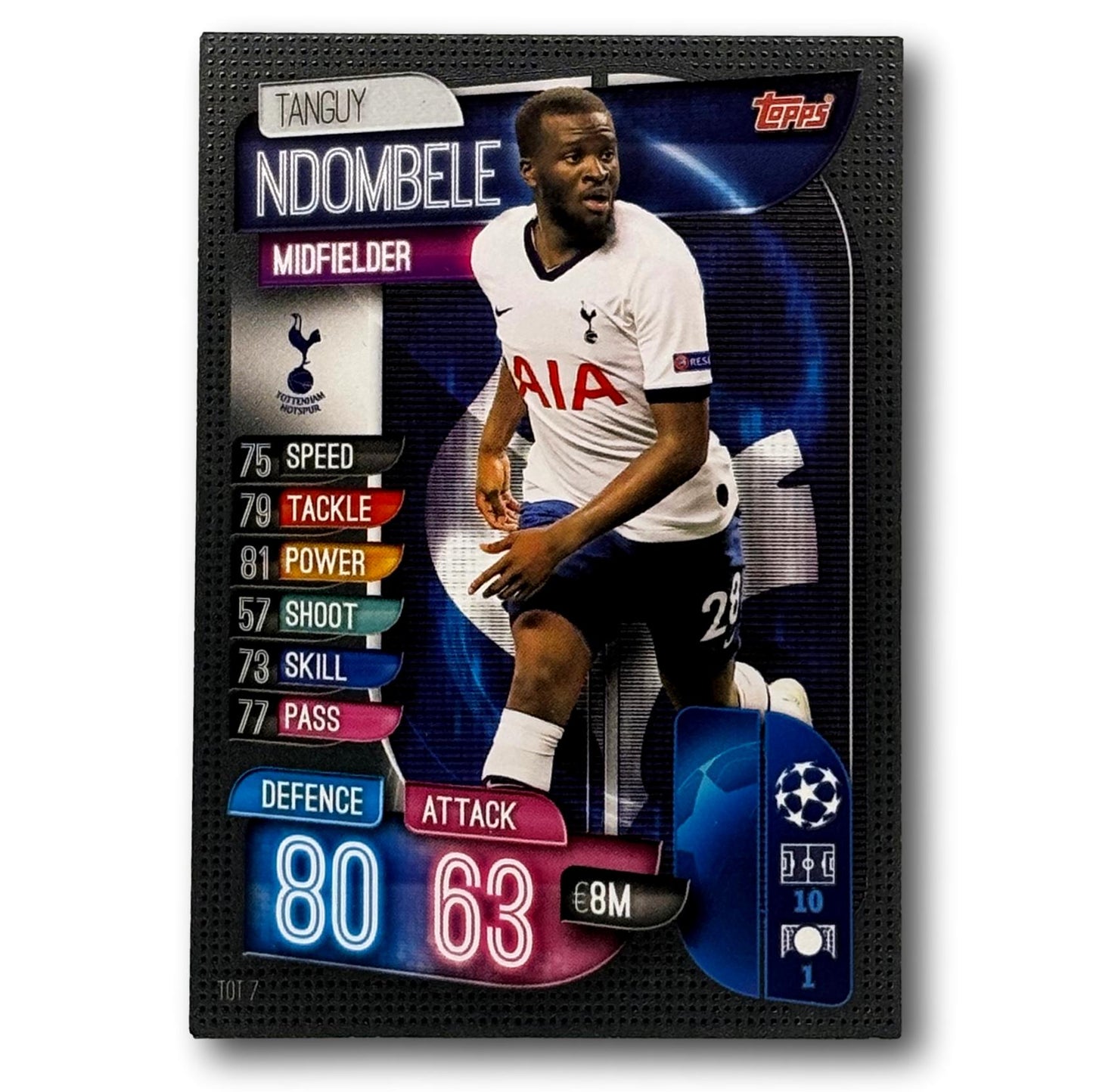 Topps Match Attax 2019/20 - Milieu de terrain - Tanguy Ndombele