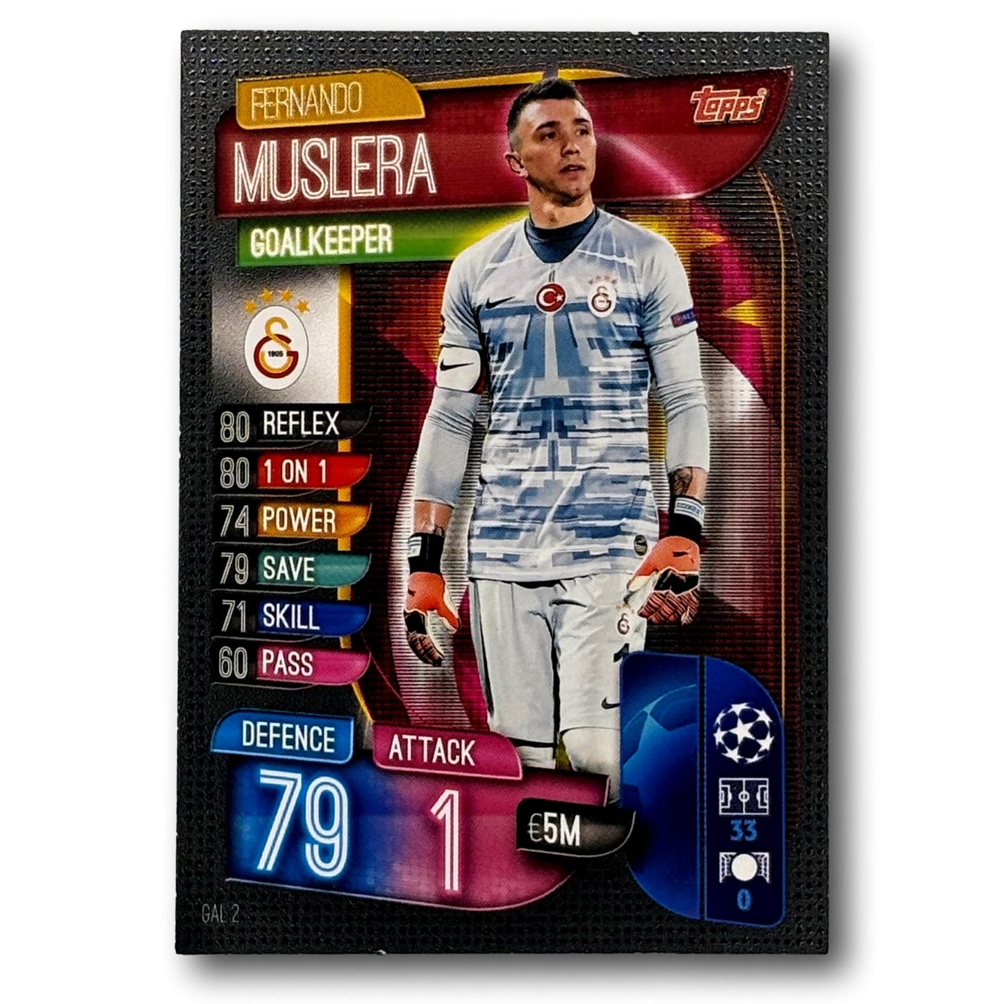 Topps Match Attax 2019/20 - Gardien de but - Fernando Muslera