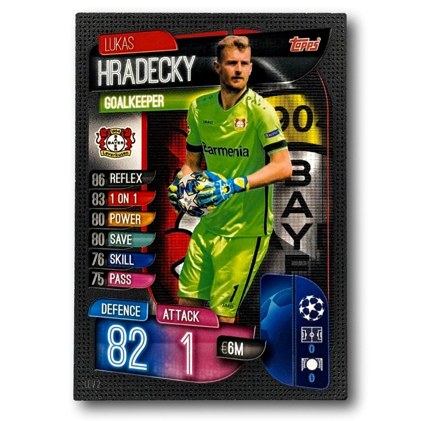 Topps Match Attax 2019/20 - Gardien de but - Lukas Hradecky
